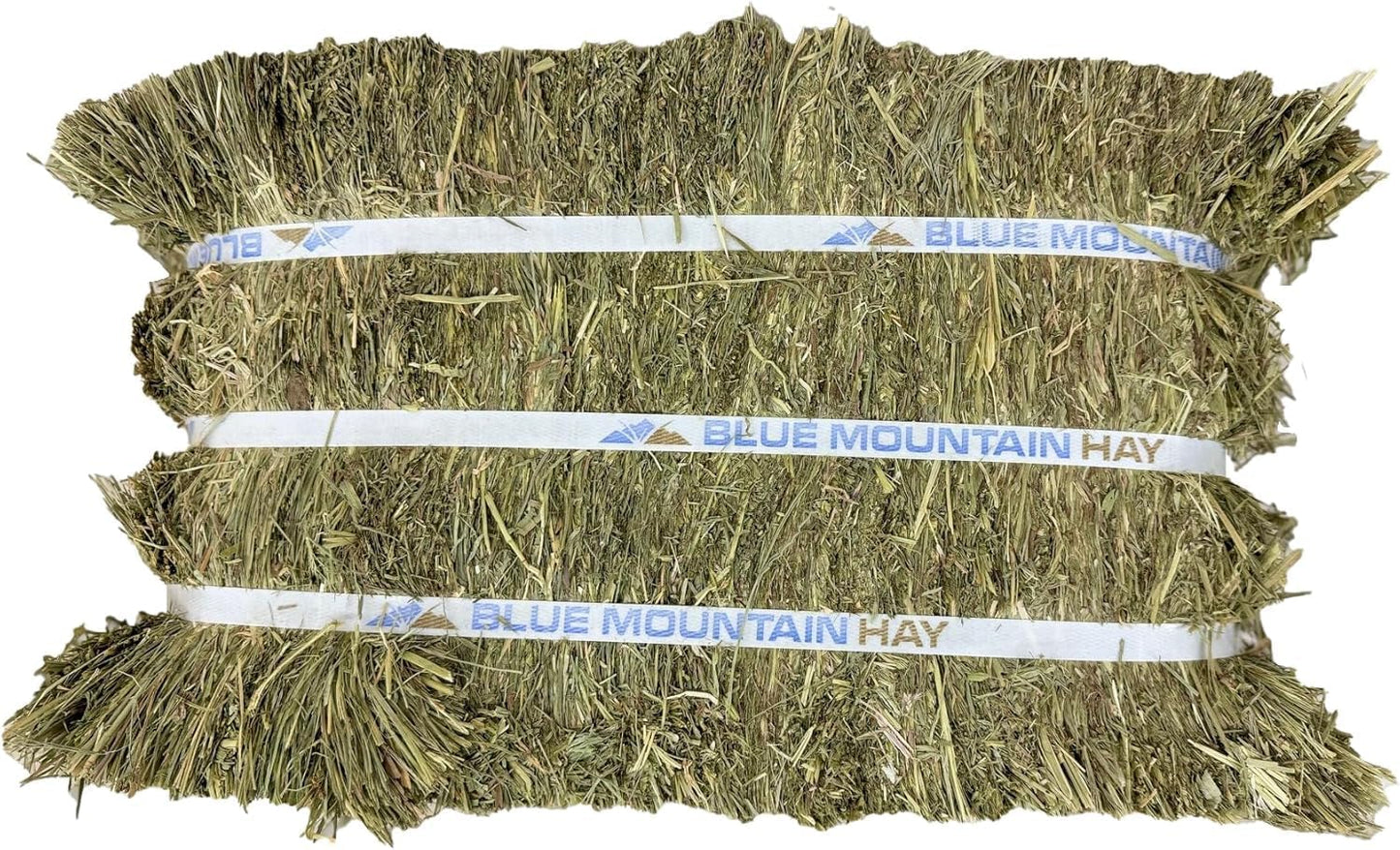 Blue Mountain Hay High-Altitude Teff Grass Hay, 50lb Easy Flake Box - Low NSC & High Fiber for Easy Digestion and Weight Management - Ideal for Horses, Goats, Rabbits, Guinea Pigs & Other Small Pets