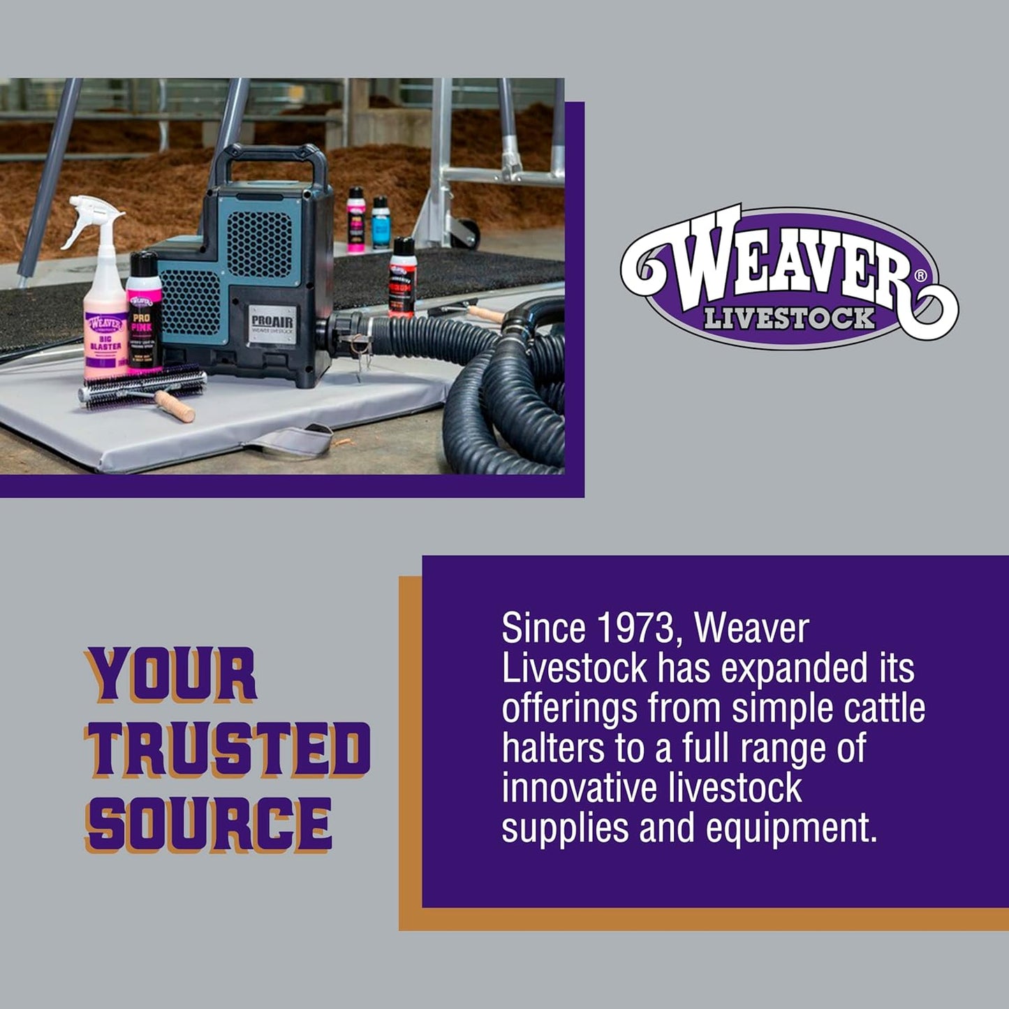 Weaver Leather Livestock Cattle Poly Rope Halter Black