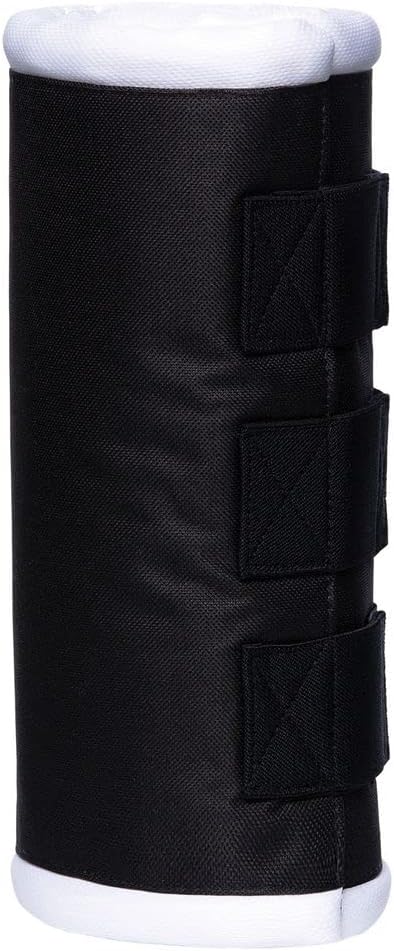 Schneiders Dura-Tech Tekno-Dri Quick Wrap No Bow Leg Wraps for Horses | Exceptional Support & Moisture-Wicking Protection | Color Black | Size 12