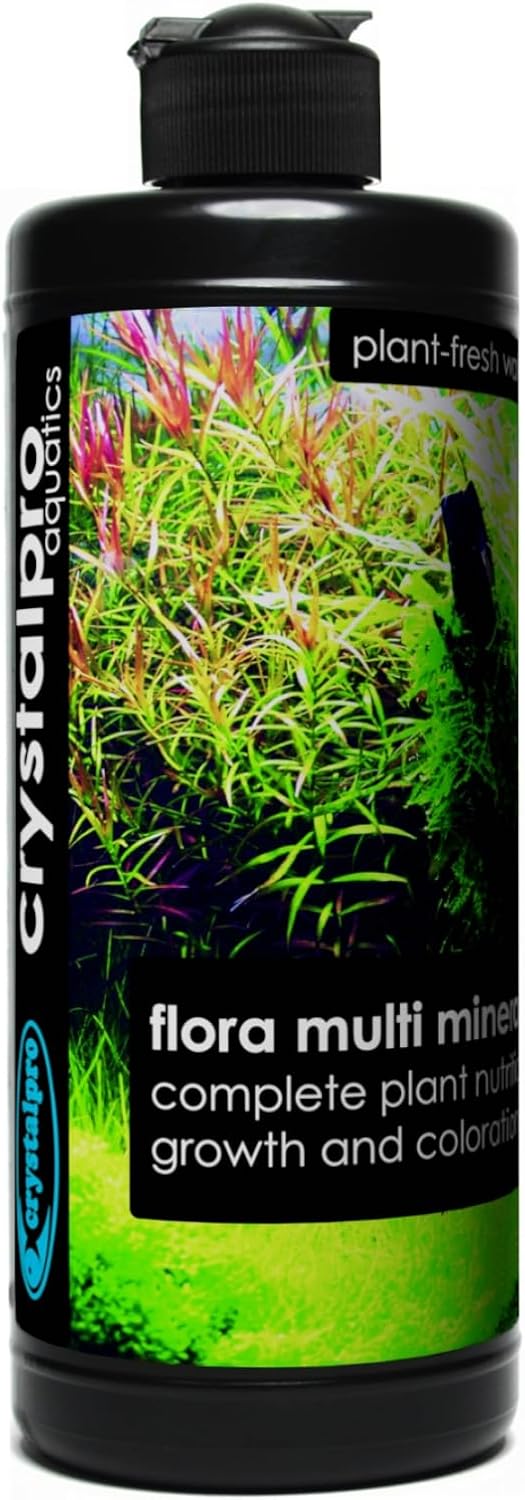 Flora Multi Minerals Aquarium Plant Fertilizer - All in One Aquarium Fertilizer for Fast Growing Healthy Plants - Plant Food for Root and Leaf Development (16.9 Fl Oz)