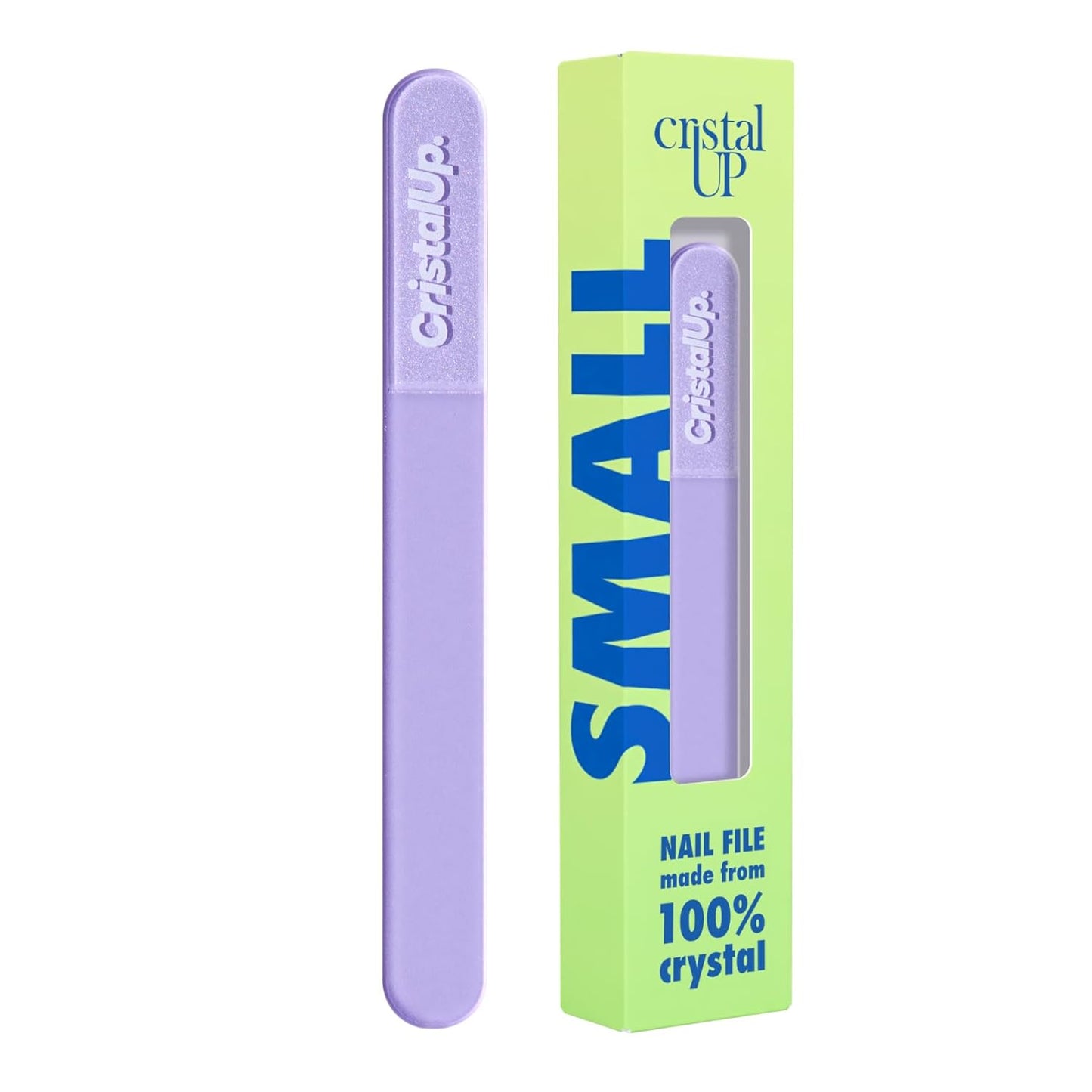 Crystal Nail File 3 in, Glass File Ideal for Purse, Durable, Safe and Gentle on Nails, Perfect for Travel Home, Office and On the Go, Portable Design