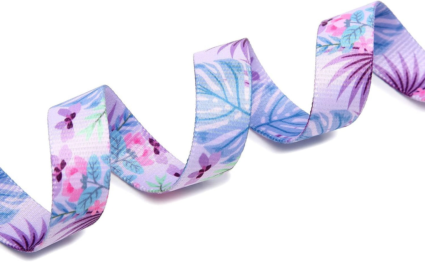 Mercano Adjustable Dog Collar - Special Design Patterns, Soft Nylon Comfortable Durable Pet Collar for Small Medium Large Dogs (S, Floral Purple)