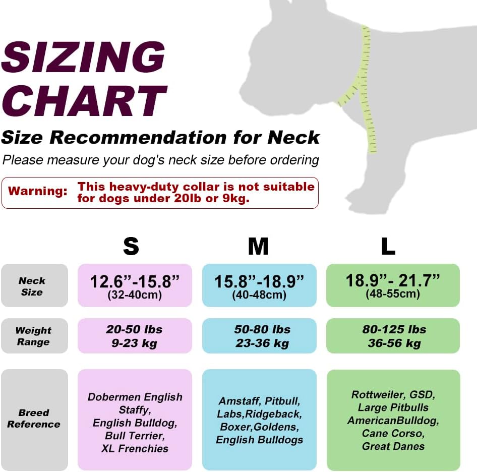 TSPRO Tactical Dog Collar 1.25 Inch Wide Thick Dog Collars with Heavy Duty Metal Buckle, Durable, Strong, Adjustable for Small Dogs (Camo Khaki S)