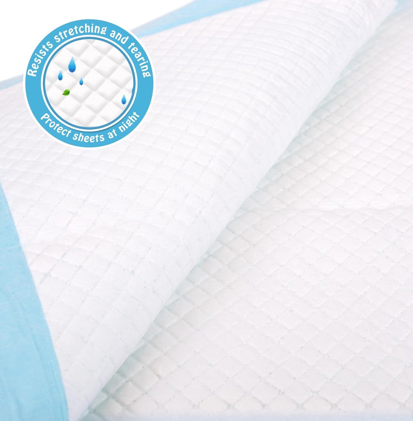 Small Disposable Bed Pads,(18" x 24",30Pads) Leak-Proof Breathable Incontinence Bed Pads for Children and Pets,High Absorbency Bed Pads for Incontinence Disposable