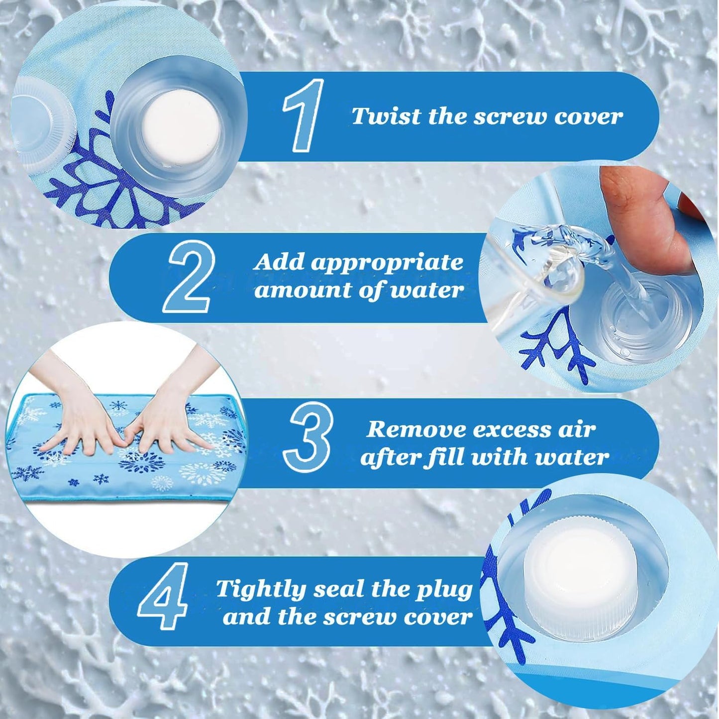 Dog Cooling Mat, Cooling Mat for Dogs & Cats, Provides Instant Relief for Small, Medium, Large Dogs, Washable, Non-Slip Design, Perfect for Hot Summer Days to Keep Pets Comfortable (S 16''*20'')