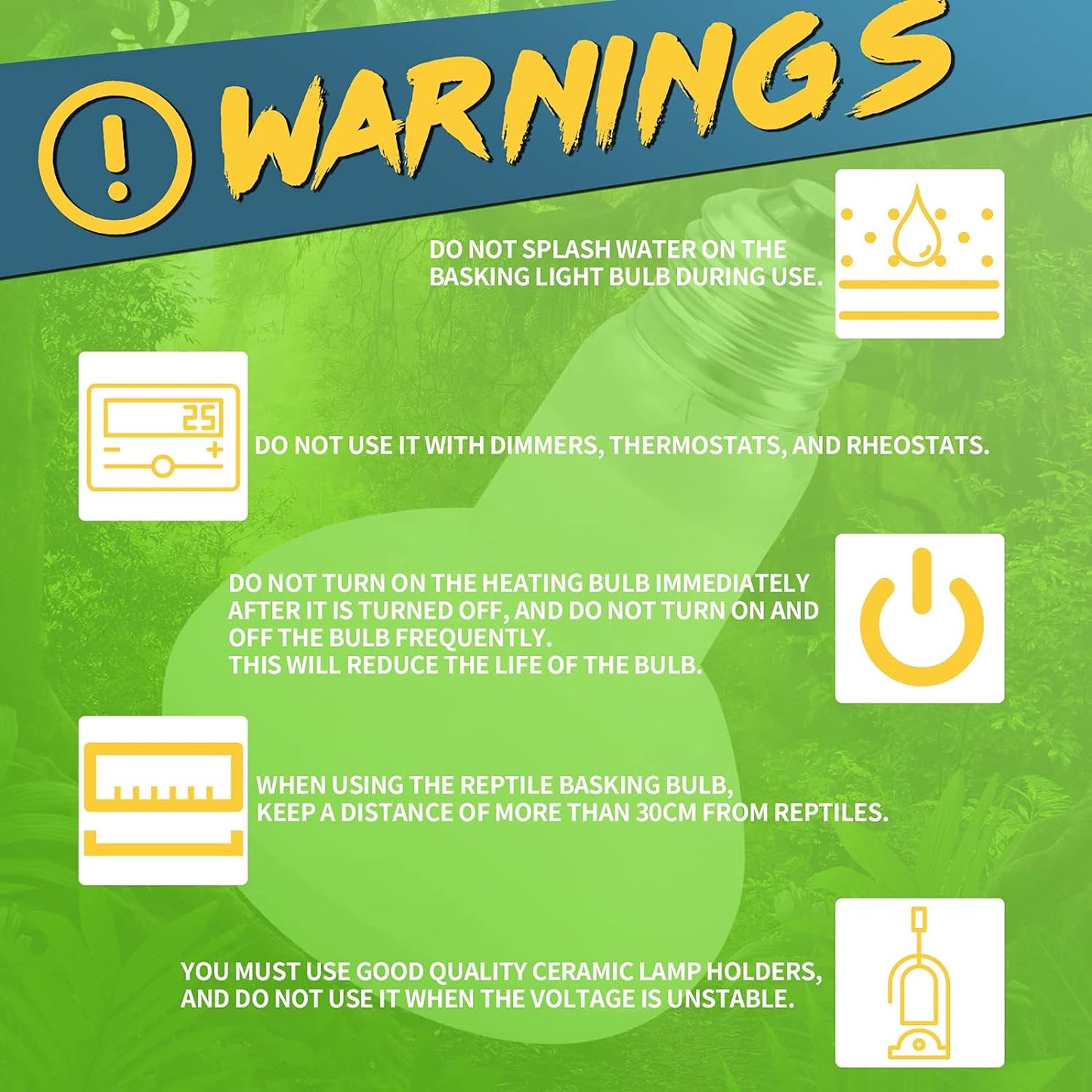 LUCKY HERP Reptile Heat Lamp - 100W (2nd Gen) Heat Lamp Bulbs for Reptiles 2 Pack, Amphibians Basking Heat Lamp Bulbs, UVA Daylight Basking Light for Reptiles, Bearded Dragon, Lizard, Turtle, Chicken