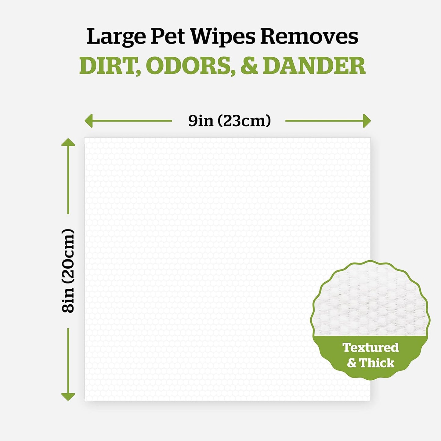 Pogi’s Dog Grooming Wipes – Hypoallergenic Pet Wipes for Paws, Body & Butt – Cleaning & Hydrating, Fragrance Free, 400-Count