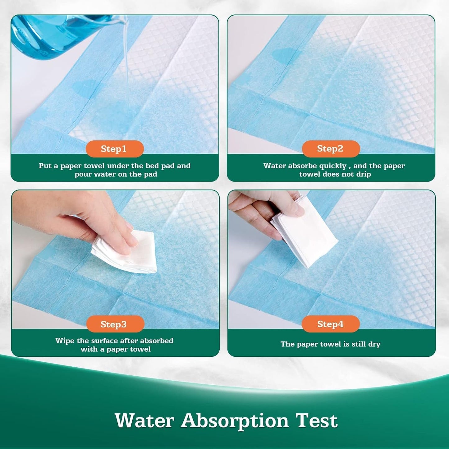 Disposable Bed Pads 30" x 36" [75 Count] Adult Incontinence Underpads, Heavy Duty Absorbent Pee Pad, XL Chucks Leakproof, Extra Large Puppy Training Pad, Waterproof Baby Changing Pad