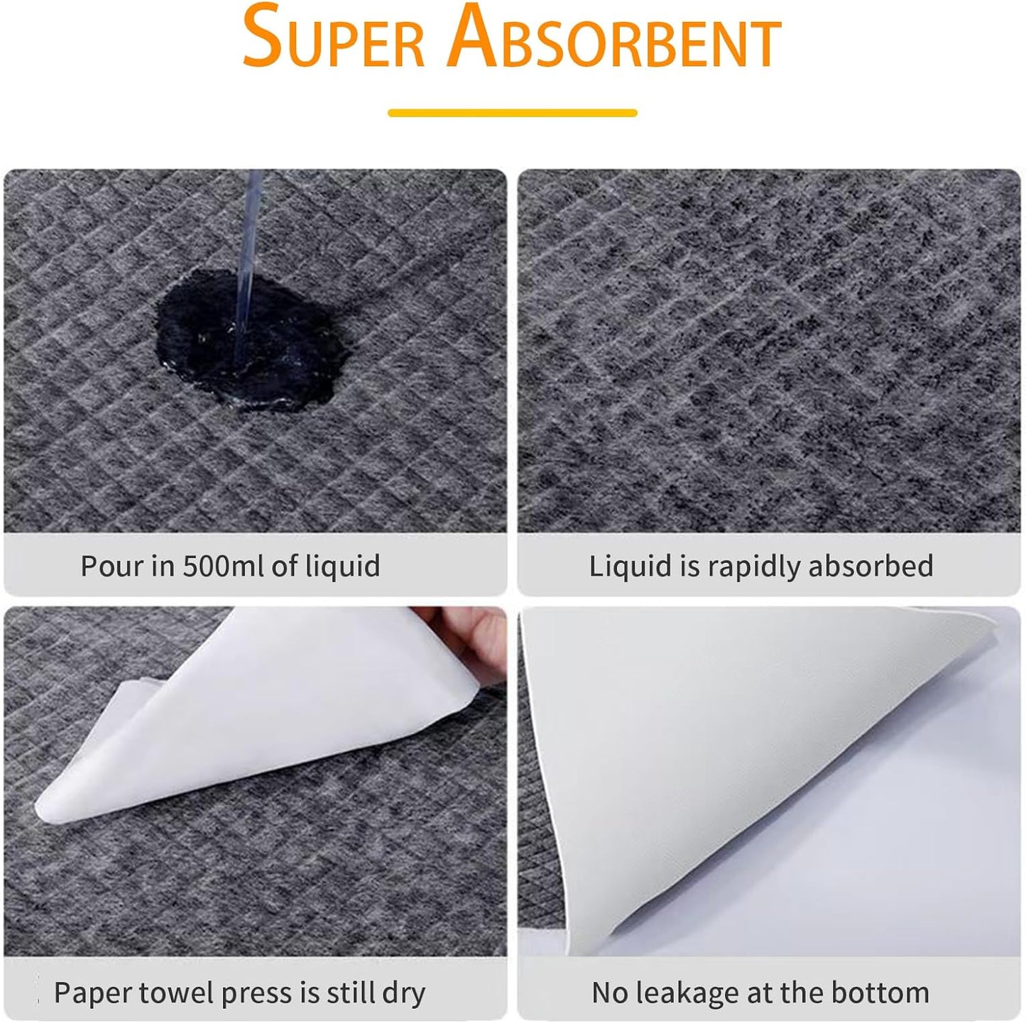 Dog and Puppy Pee Pads 100 Count, 23'' x 30'' Charcoal Odor-Control Puppy Pads with Leak-Proof Quick-Dry Design, Pet Training Pads for Potty Training Strong Absorbency