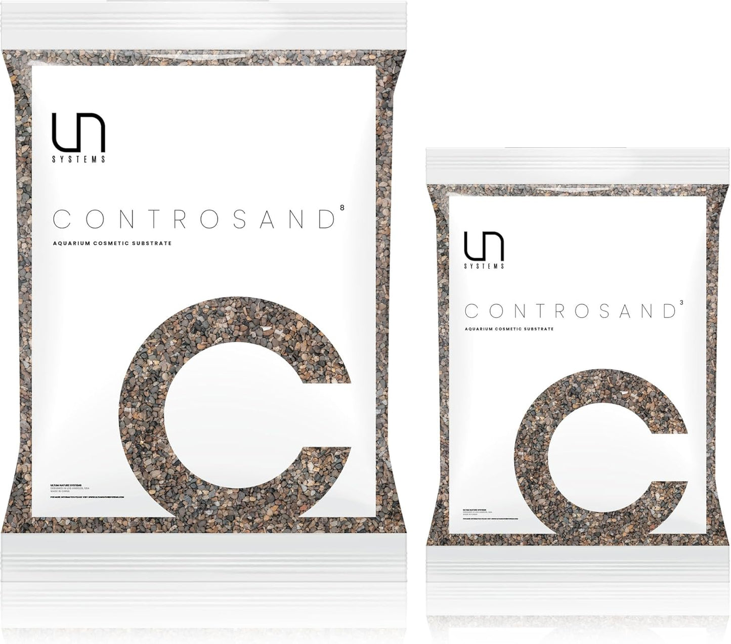 Ultum Nature Systems Controsand Santa Fe Aquarium Gravel (3L) - Small Pebbles for Fish Tank - Planted Aquarium Rocks - Fish Tank Substrate - Aquarium Pebbles - Versatile Fish Tank Stones