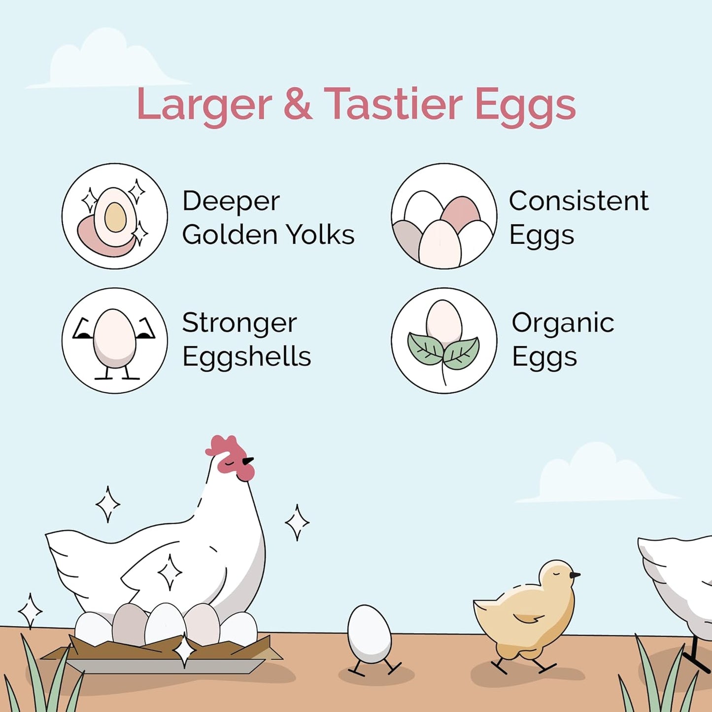 Chick Grit for Baby Chicks - Chickens Age 0-8 Weeks, 100% Natural Mineral Chick Grit Quartzite, Poultry Grit Digestive Aid, USA Mined, 50 lb