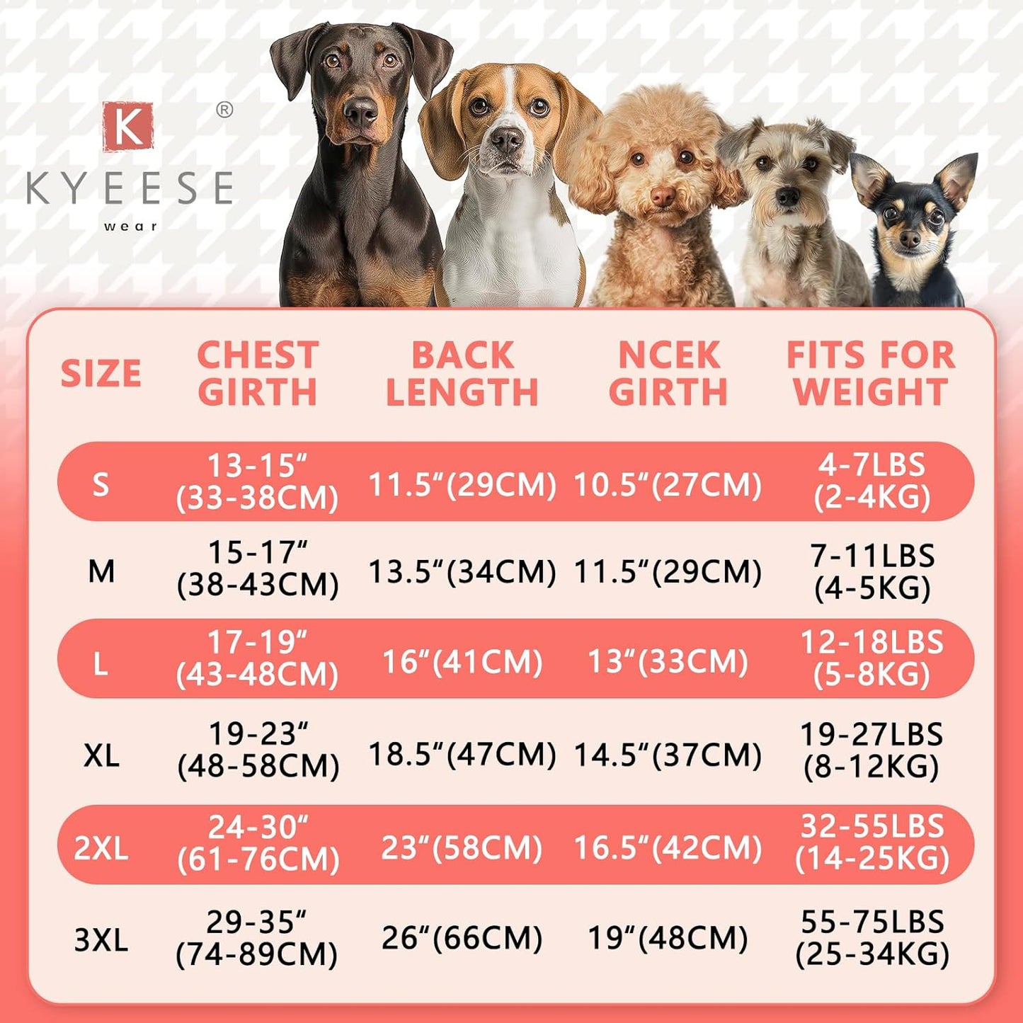 KYEESE 2Pack Dog Sweater Stretchy Large Pets Sweater Turtleneck Dogs Clothes Warm Pet Coats Soft Dog Sweaters for Medium Dogs Boy Pullover Pet Sweatshirt