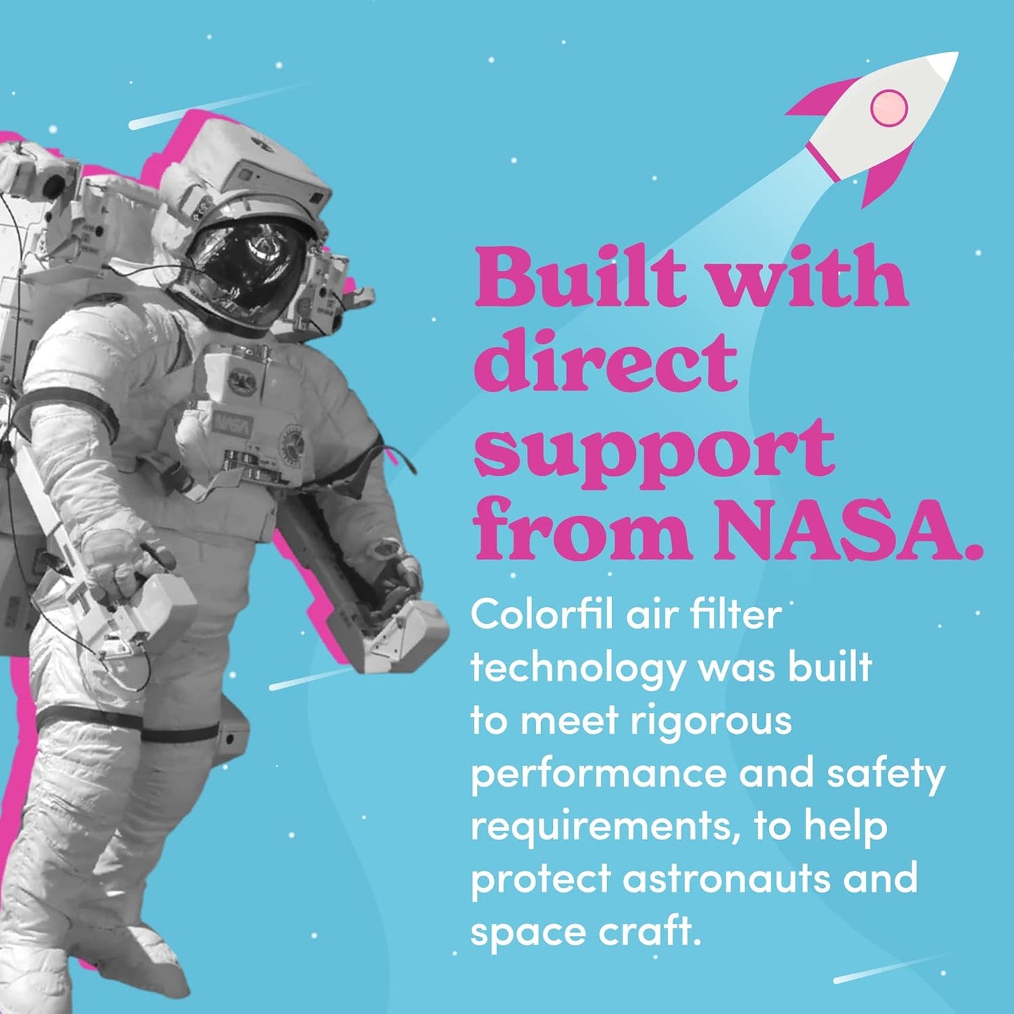 Colorfil 14x25x1 Air Filter (4-Pack) | Made in the USA | Color Changing | Remove Cat and Dog Odor | MERV 8 for Pet Hair Dander and Dust | 13.5"x24.5"x0.75" Exact Size