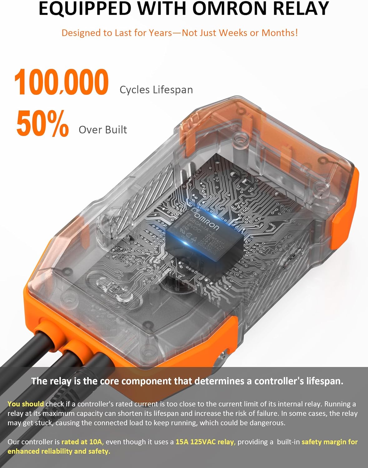 WH2408 Temperature Controller 10A 1200W, Digital Thermostat Controlled Outlet Plug Switch for Reptile Terrarium Greenhouse Homebrew Aquarium Seedling Mat, Heating or Cooling Mode (Pack of 2)