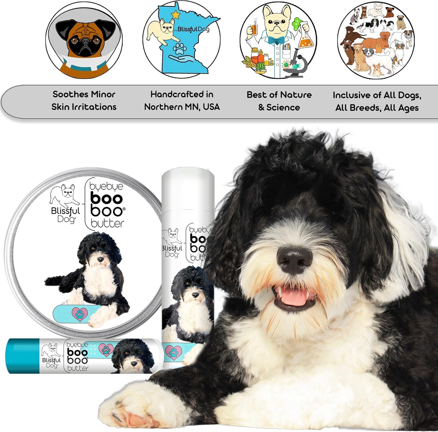 Portuguese Water Dog Boo Boo Butter, 2 oz