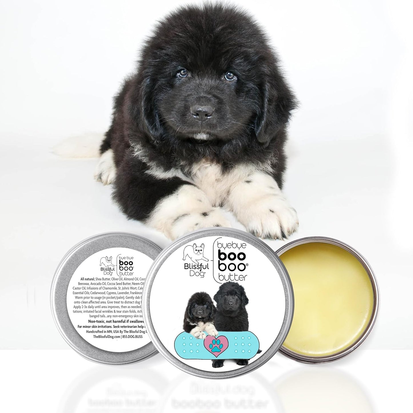 The Blissful Dog 8 oz TIN Newfoundland Booboo Butter