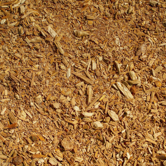 Premium Gold Wood Mulch for Landscaping, Gardens, Lawns, Potting Media, and Potted Plants (1.3 CF - 37 L - 39 QTS)